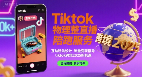 Tiktok物理整蛊直播陪跑服务-tiktok跨境2025-胜利号