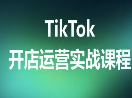 TikTok开店运营实战课程，TK跨境电商实操全流程-胜利号