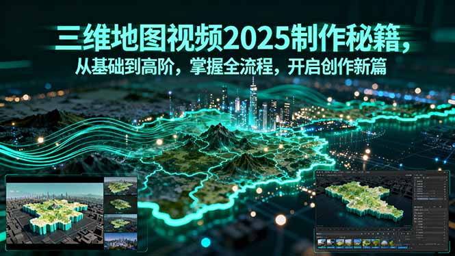 三维地图视频2025制作秘籍，从基础到高阶，掌握全流程，开启创作新篇-胜利号