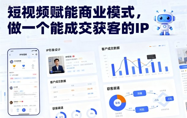 短视频赋能商业模式，做一个能成交获客的IP-胜利号