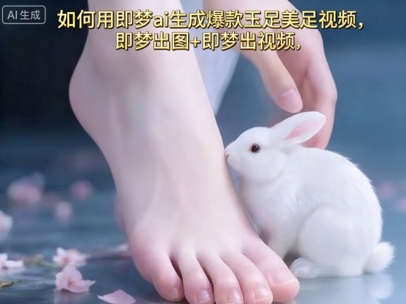 如何用即梦ai生成爆款玉足美足视频，即梦出图+即梦出视频，快速涨粉-胜利号