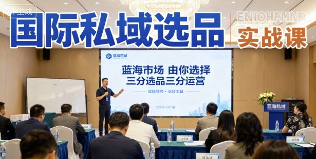 国际私域选品实战课，蓝海市场由你选择，七分选品三分运营-胜利号
